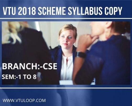 2018 SCHEME CIVIL ENG VTU SYLLABUS | Read Now → VTULOOP